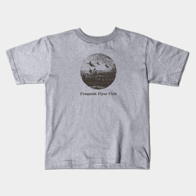 Frequent Flyer Club Kids T-Shirt by StarkCade